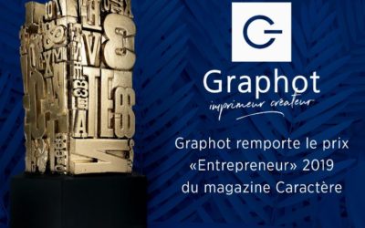 Graphot, l’imprimeur créateur, reçoit le prix de l’entrepreneur