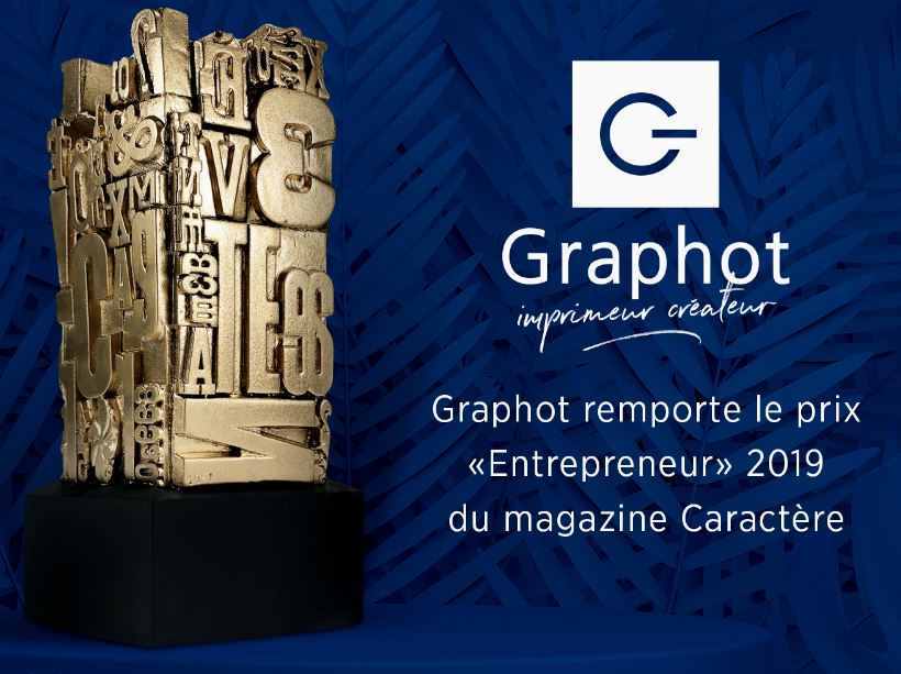 Graphot, l’imprimeur créateur, reçoit le prix de l’entrepreneur
