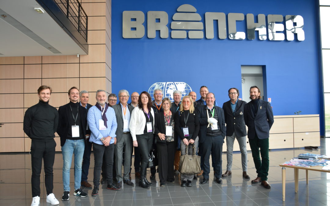 Première évènement du club : visite de l’usine Brancher