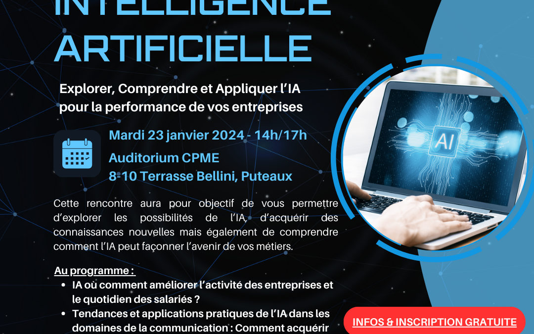 À la découverte de l’intelligence Artificielle (IA) : Un événement co-organisé par le GMI et l’Observatoire COM MEDIA